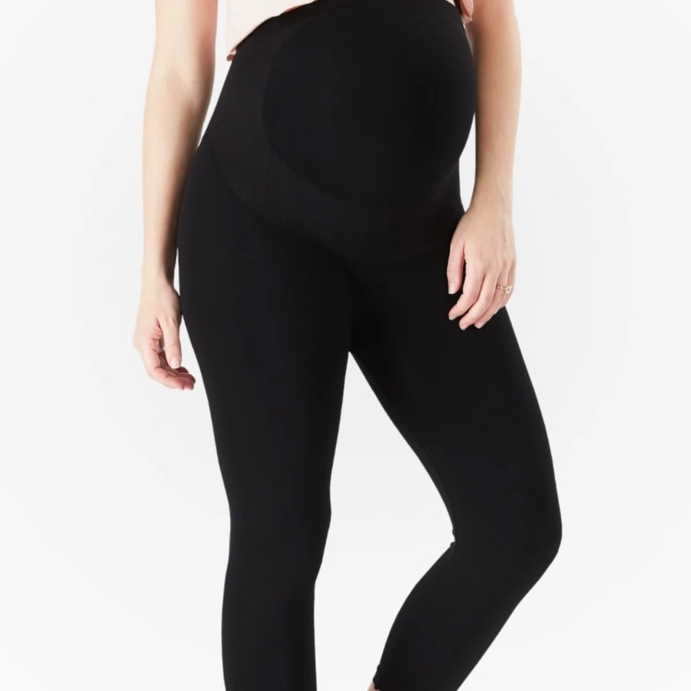 Like New! Belly Bandit - maternity belly support capris - L - set of two